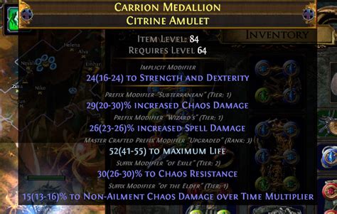 The Best Poe Amulet Affixes for Critical Strike Builds